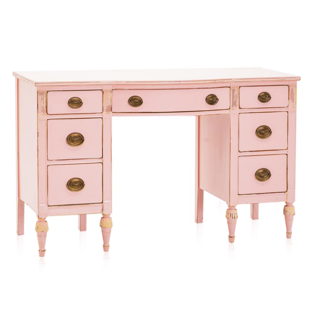 Pink Shabby Chic Vanity / Desk