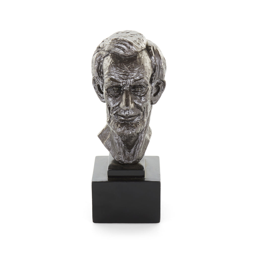 Metal Abraham Lincoln Bust