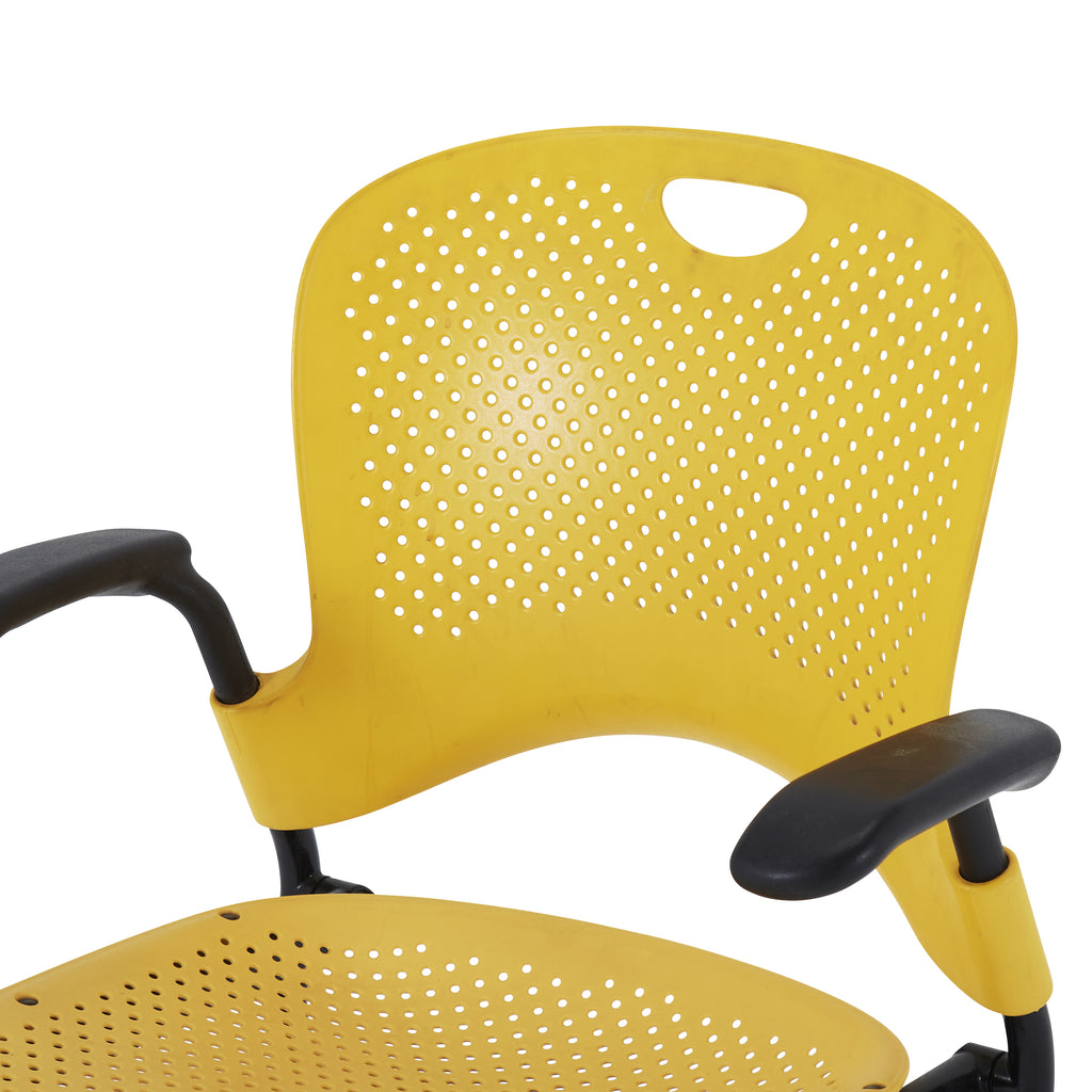 Yellow Plastic Office Chair