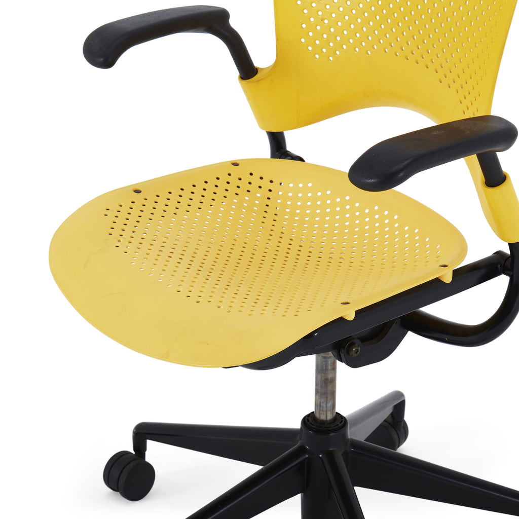 Yellow Plastic Office Chair