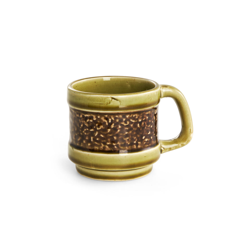 Vintage Green & Brown Mug