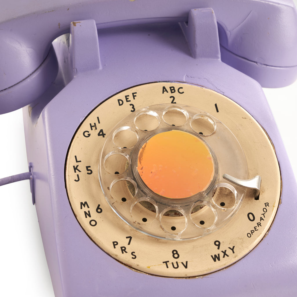 Purple Rotary Phone