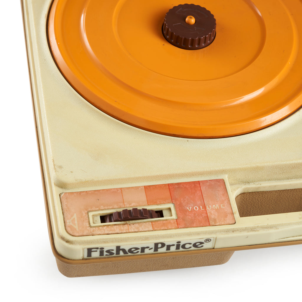 Brown Fisher Price Children's Portable Record Player