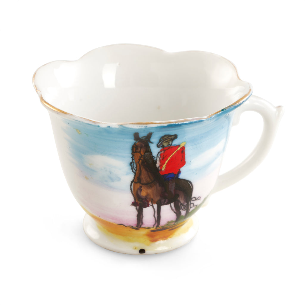Canadian Mounted Police Souvenir Tea Cup