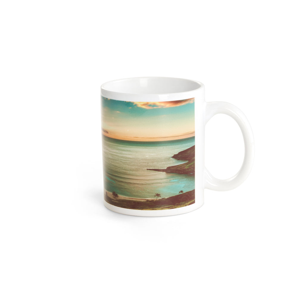 Landscape Beach Sunset Mug