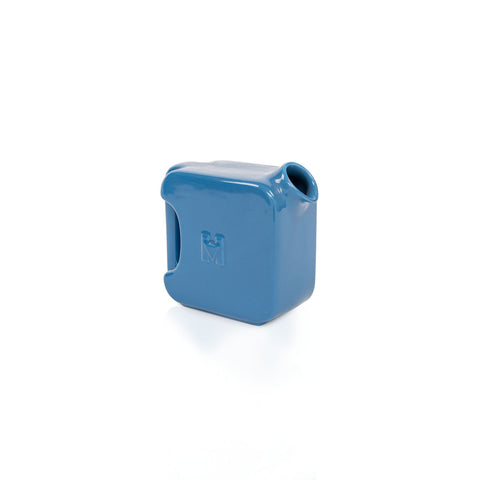 Square Blue Ceramic Pitcher