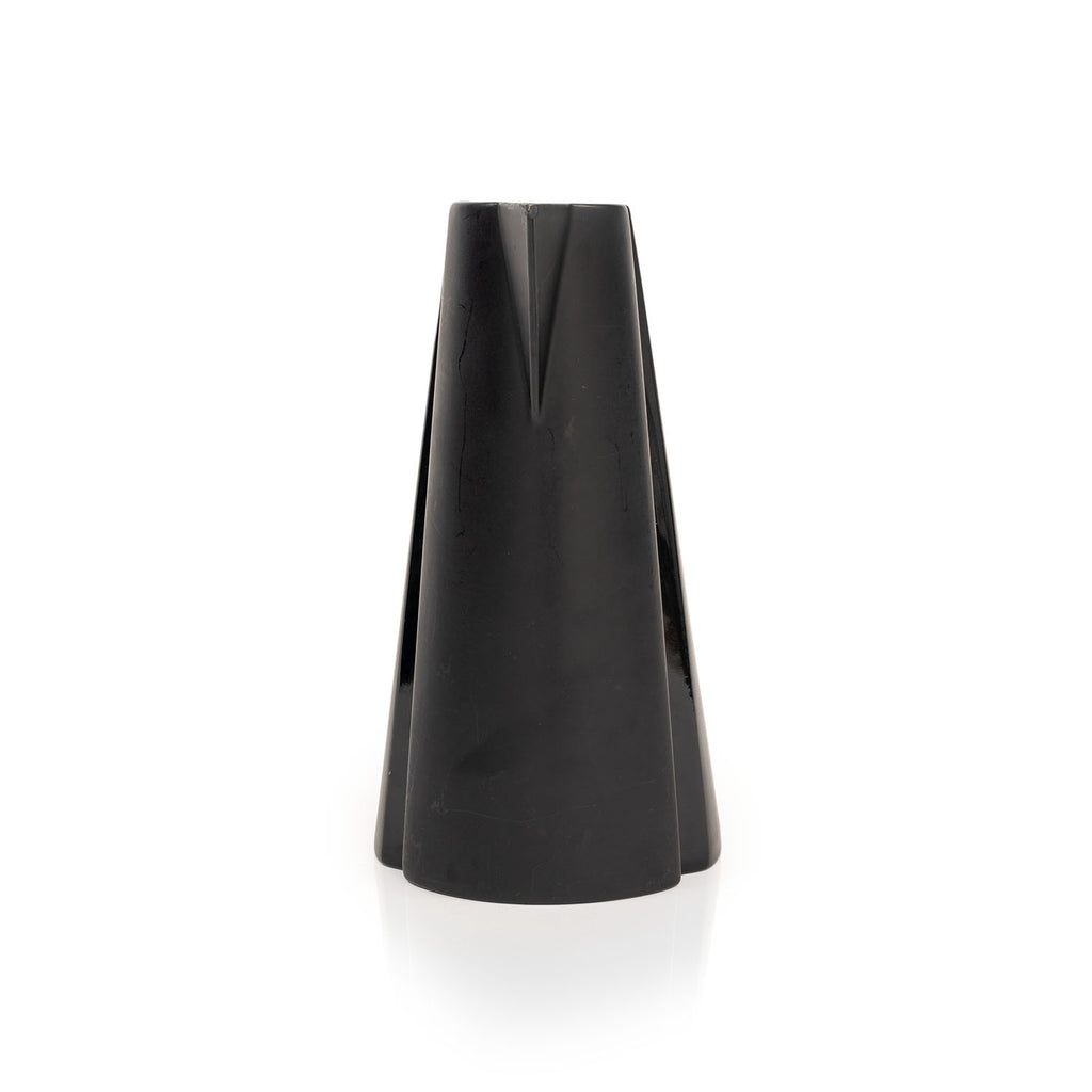 Black Angled Minimalist Ceramic Pitcher (A+D)