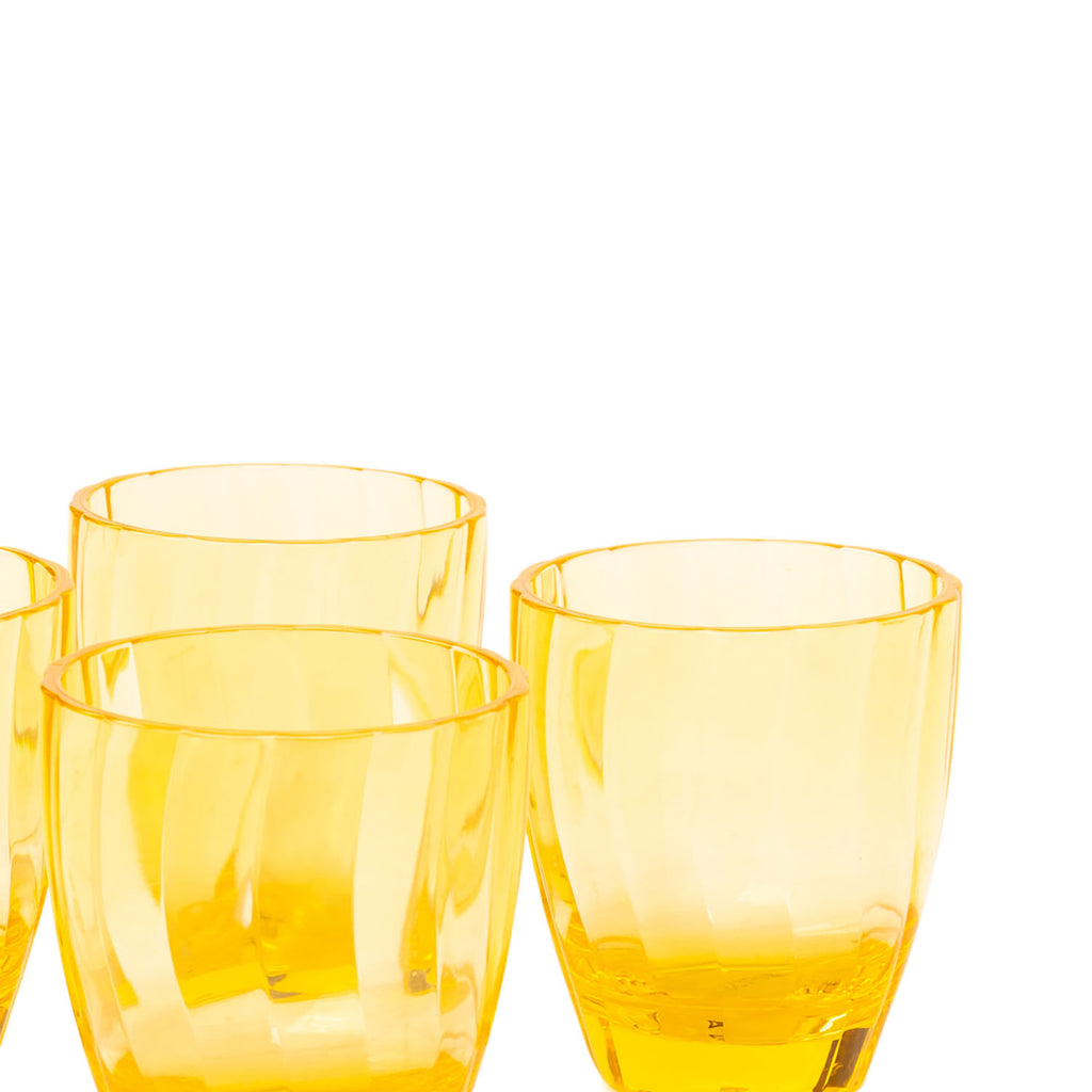 Yellow Short Plastic Cup