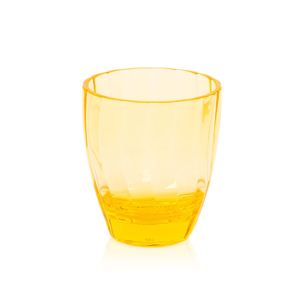 Yellow Short Plastic Cup