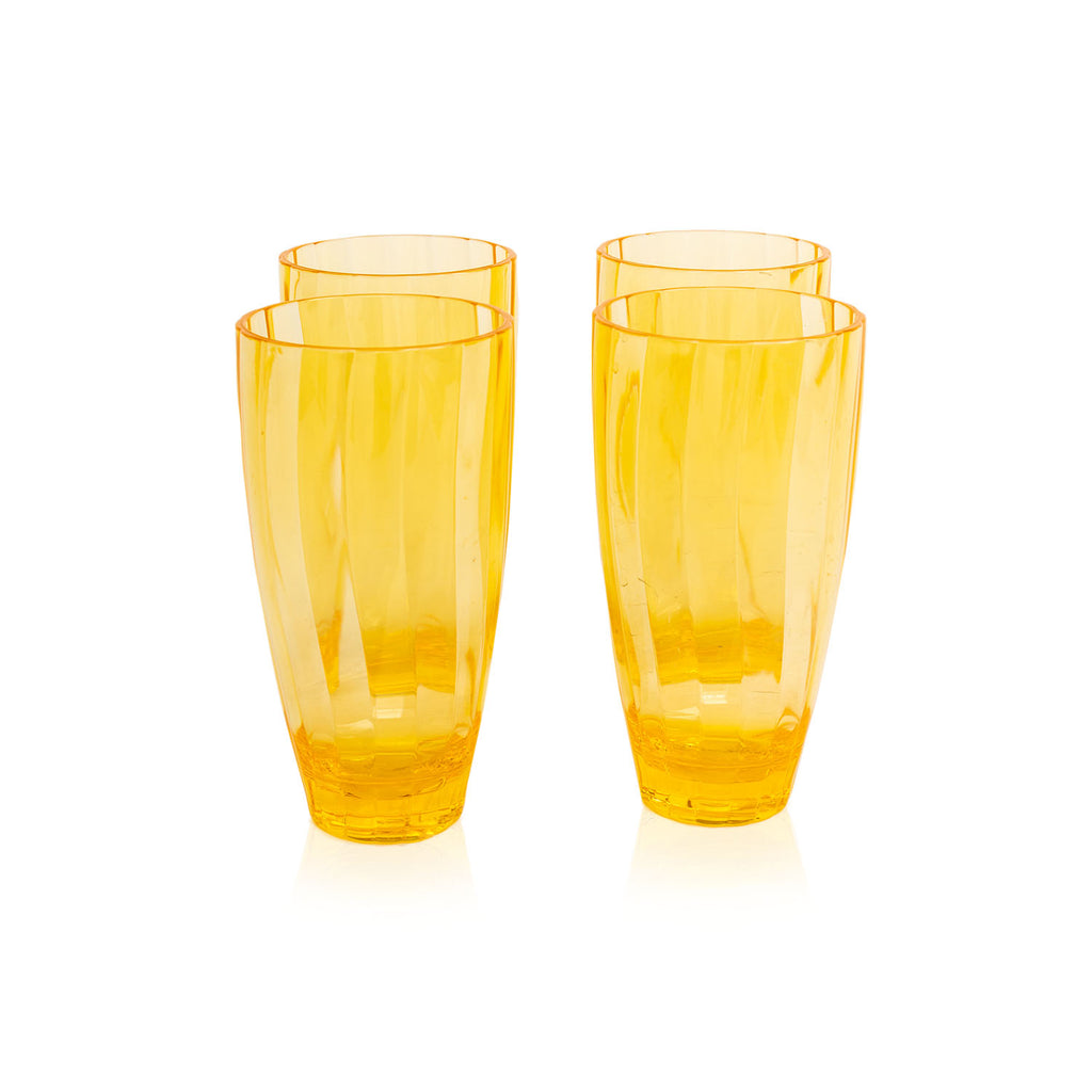 Yellow Tall Plastic Cup