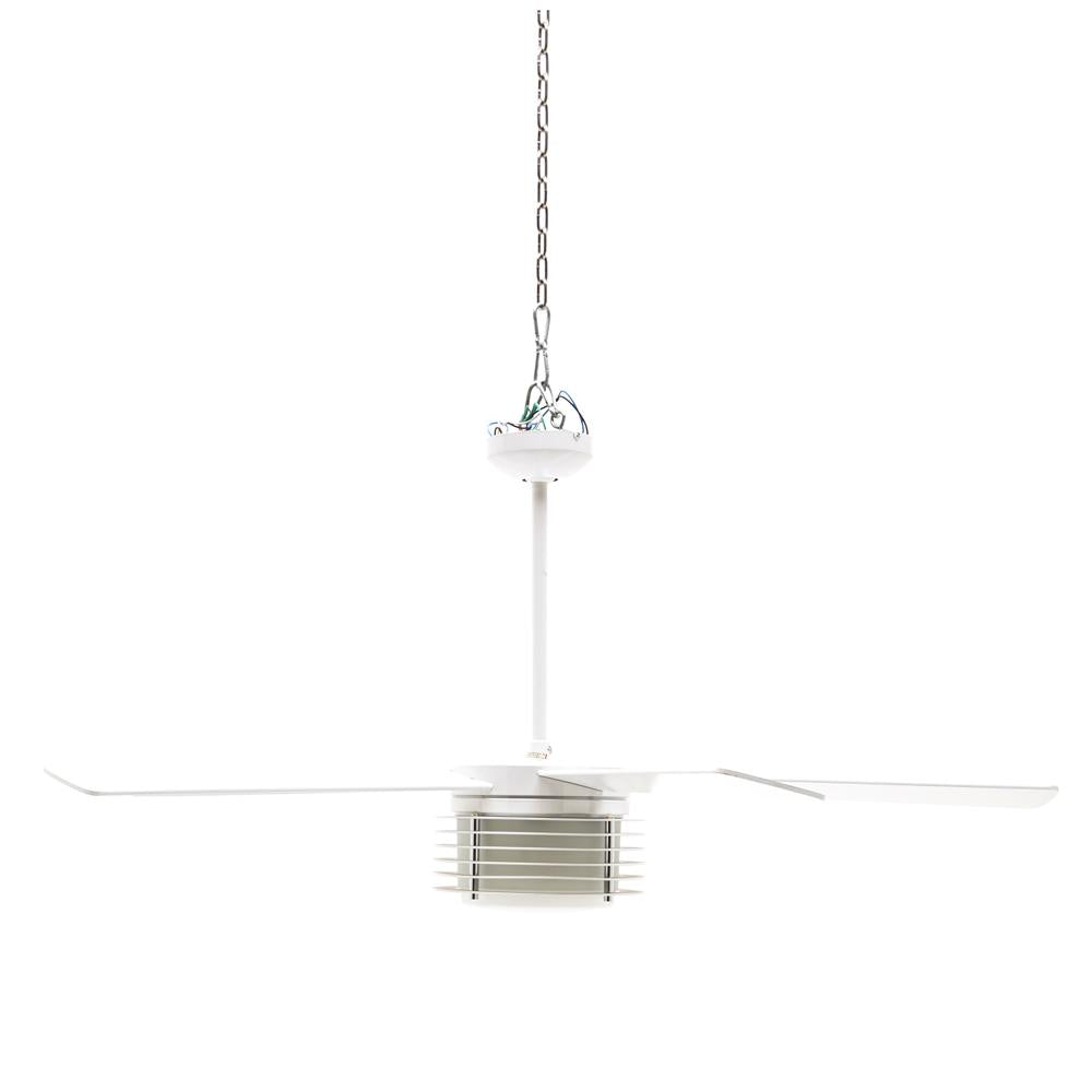 White Contemporary Ceiling Fan