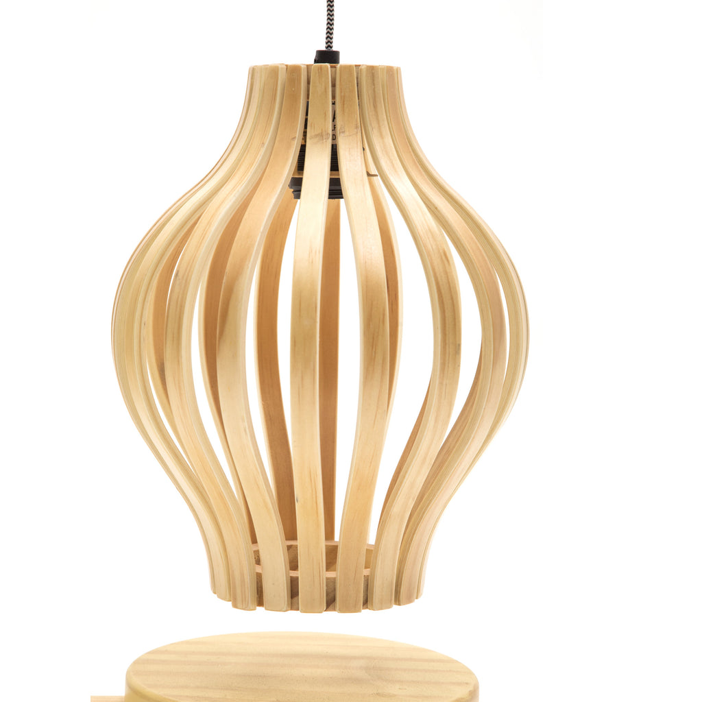 Bentwood Hanging Table Lamp