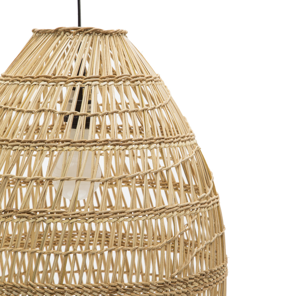 Woven Basket Hanging Pendant Light