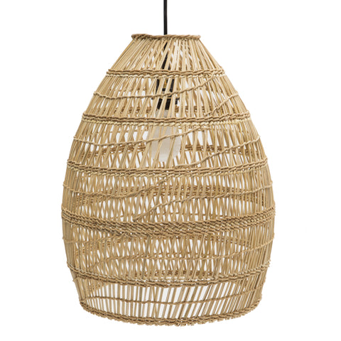 Woven Basket Hanging Pendant Light