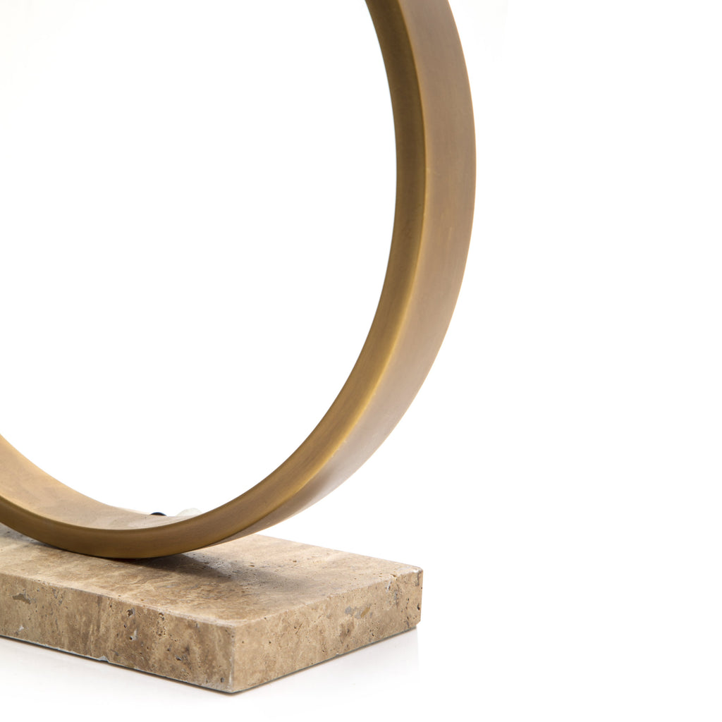 Gold Ring Table Lamp