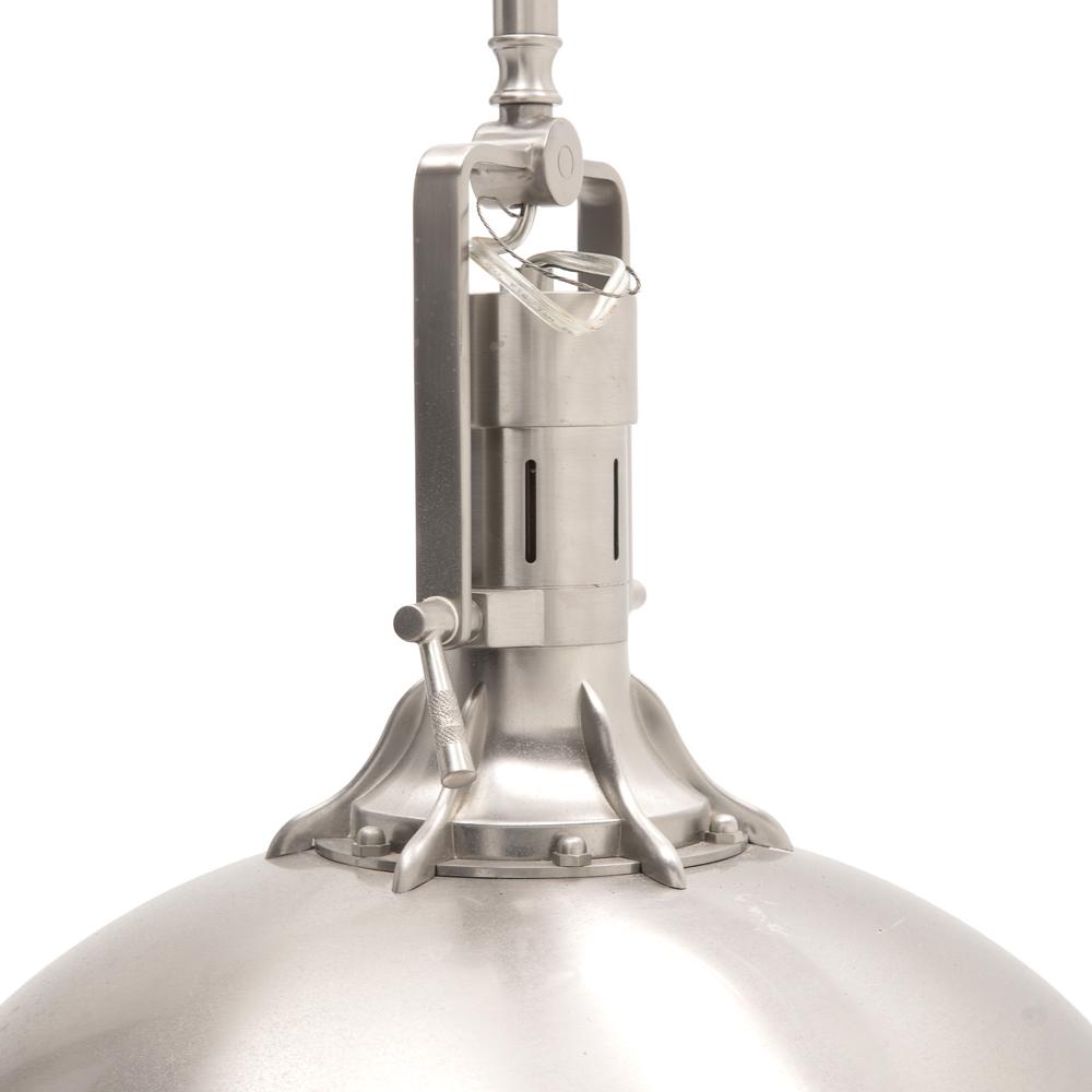 Rounded Chrome Dome Industrial Pendant