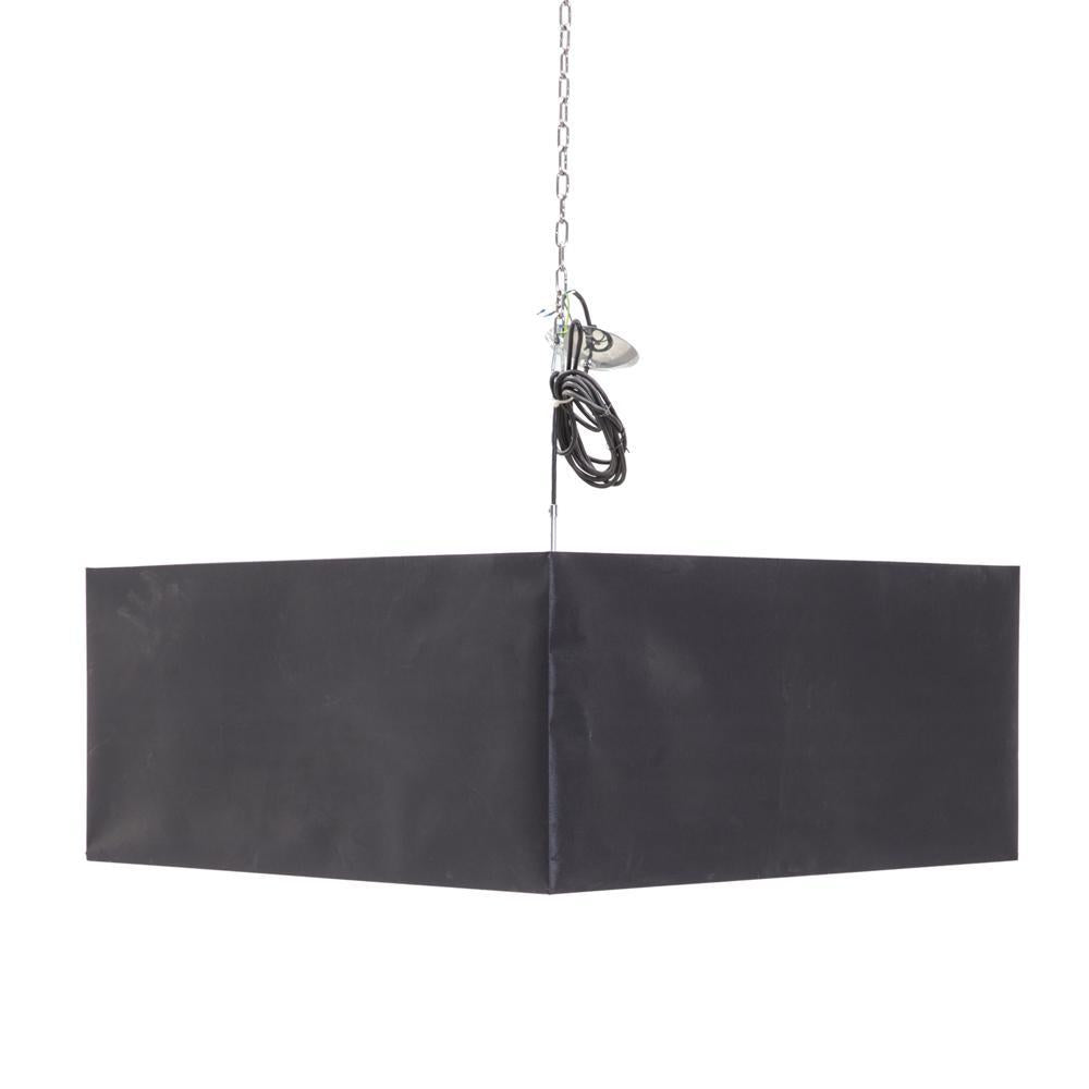 Black & White Hanging Box Lamp