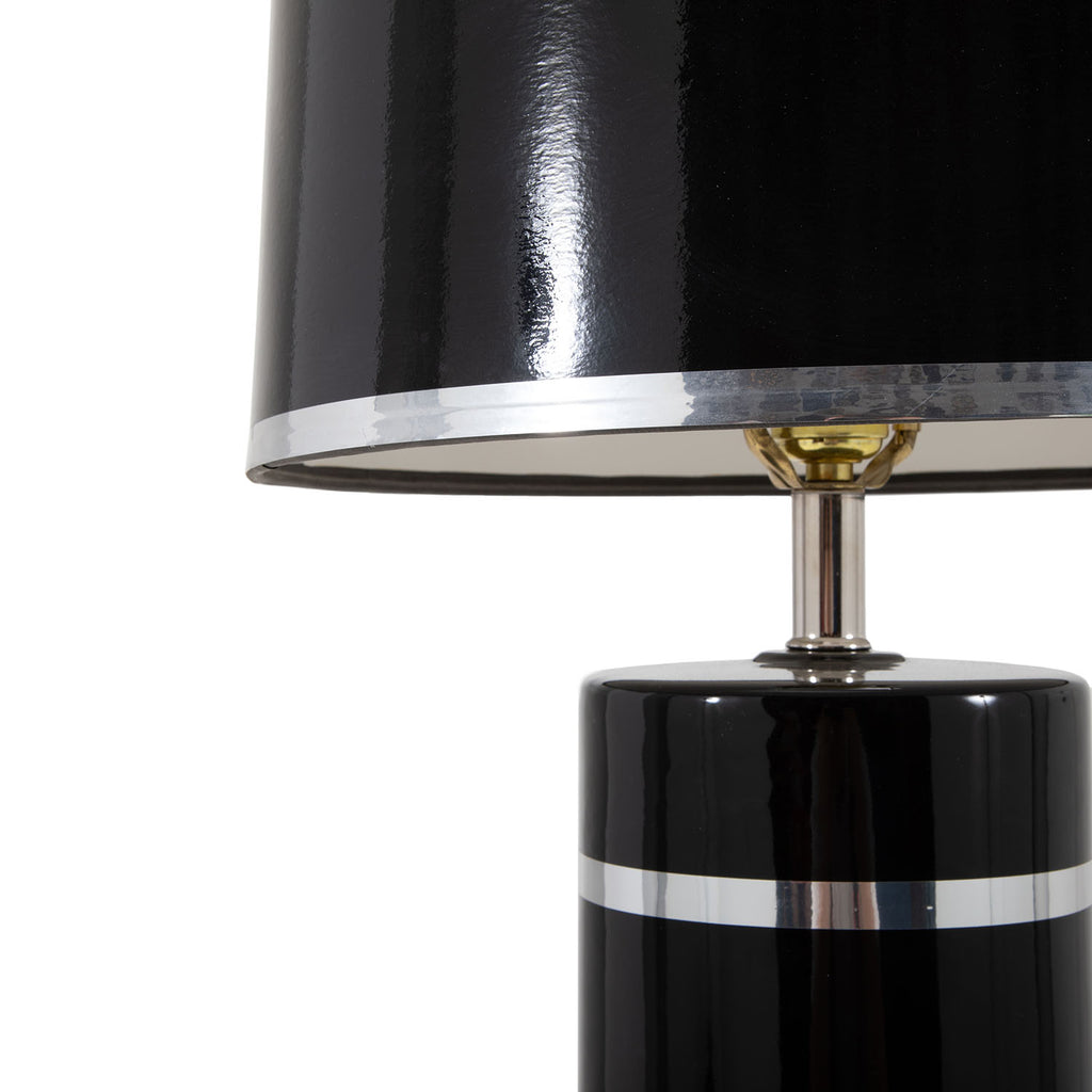 Black Lacquer Table Lamp