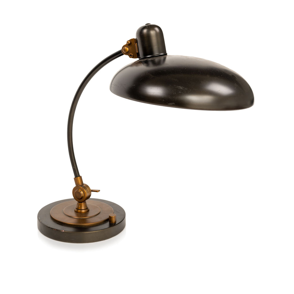 Bronze and Brass Metal Desk Lamp