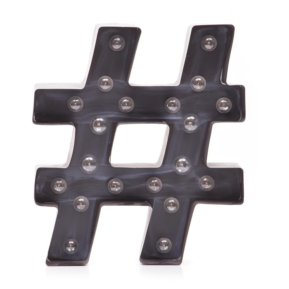 Hashtag Industrial Lamp