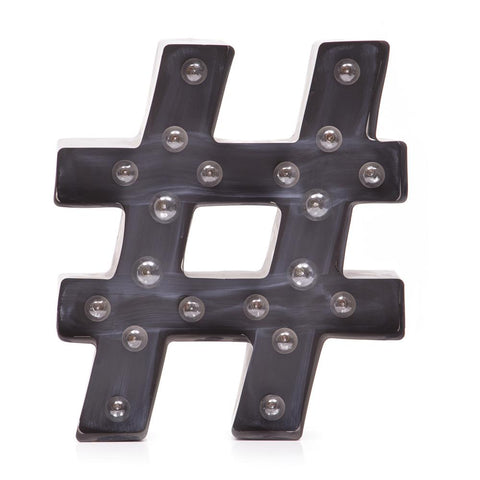 Hashtag Industrial Lamp
