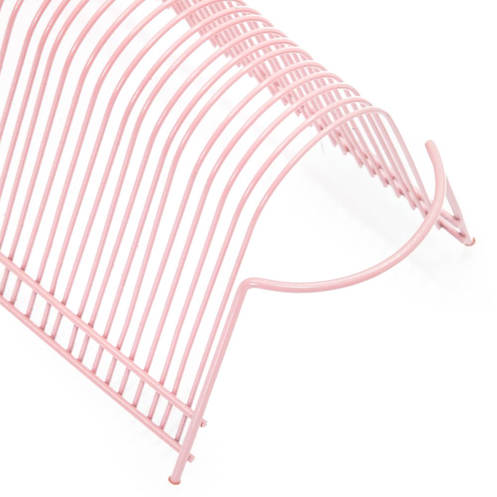 Disk Rack Pink Pink Record Storage - Gil & Roy Props