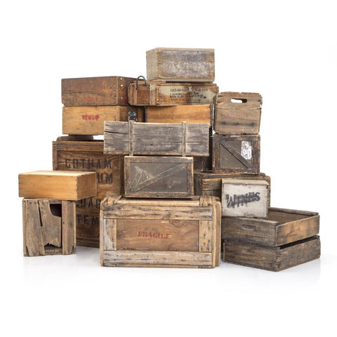 Wood Assortment of Crates