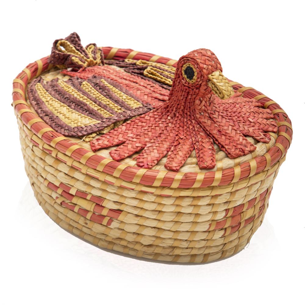 Woven Bird Basket