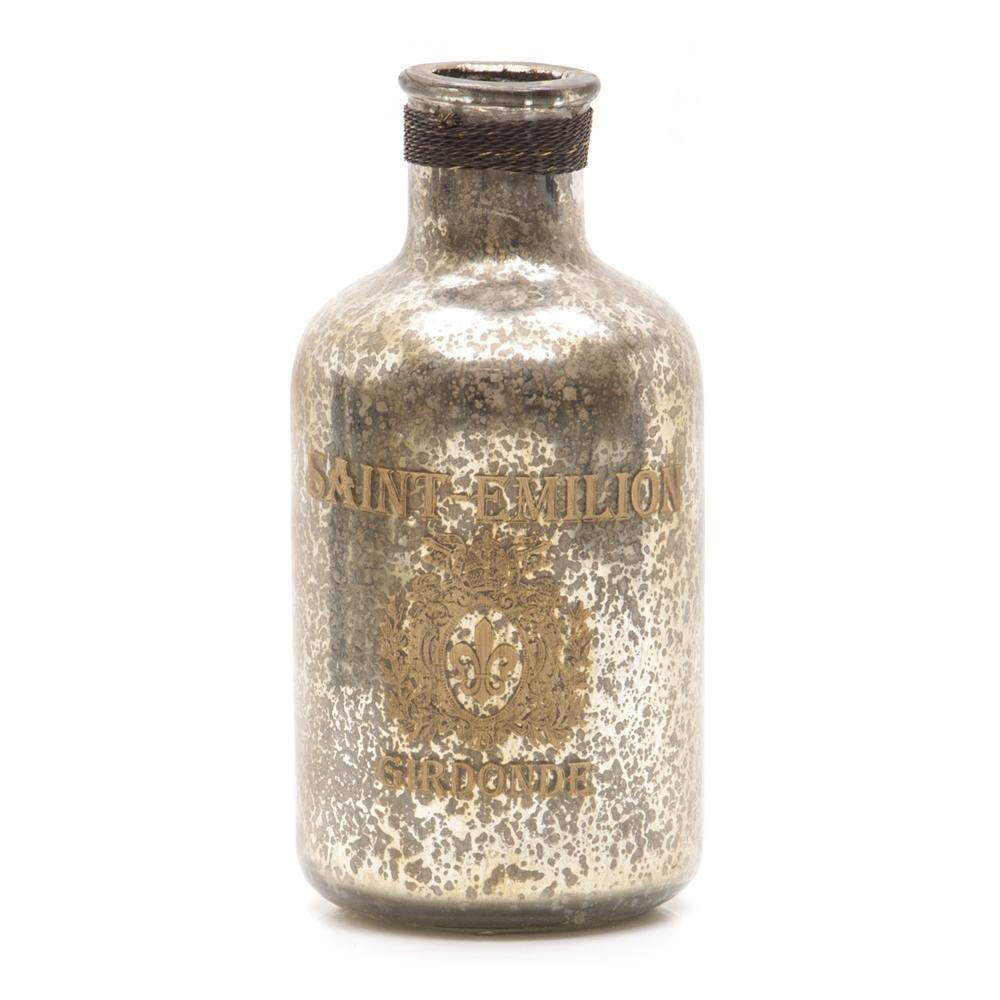 Silver Glass St. Emilion Bottle - Medium