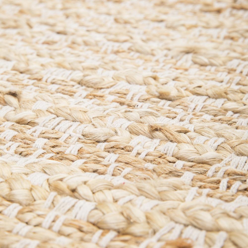 Rustaa Raffia Mat Small Braided Raffia Mat - Gil & Roy Props