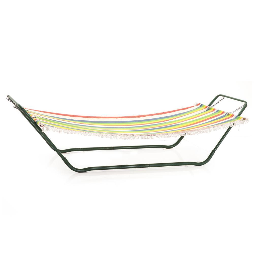 hängematte vintage Vintage Rainbow Stripe Fabric Hammock