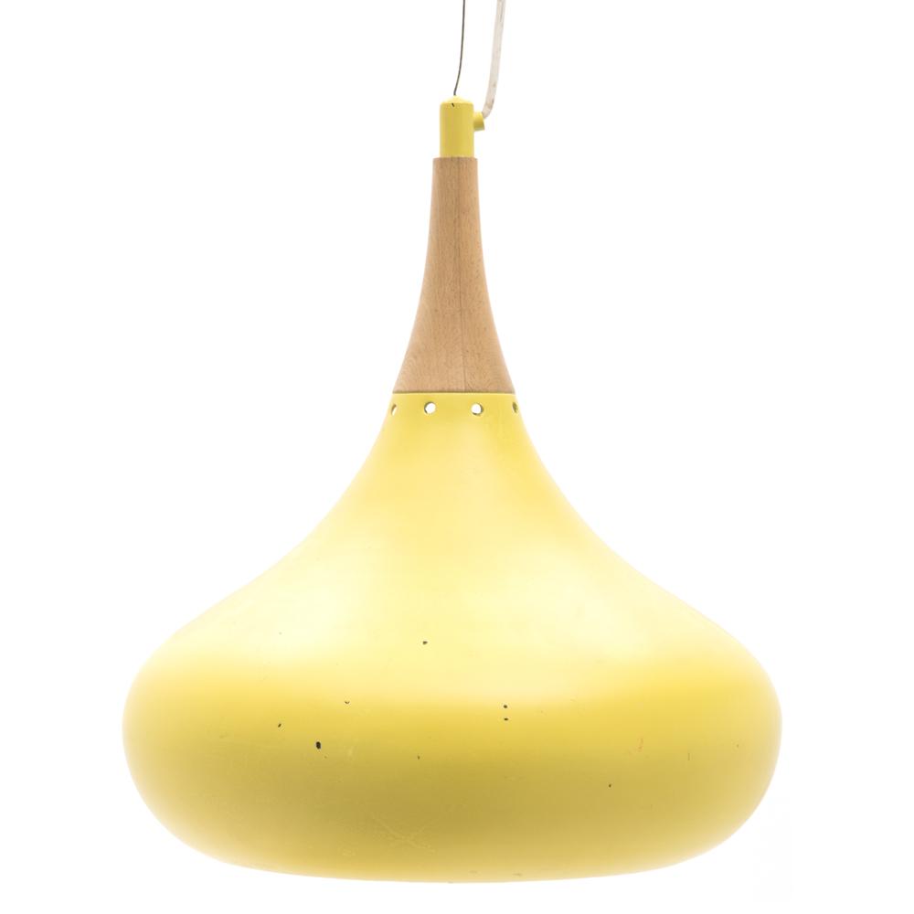 Yellow Tear Drop Pendant Lamp