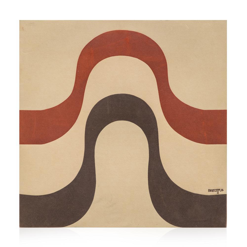 Vintage Graphic Red and Black Ribbons