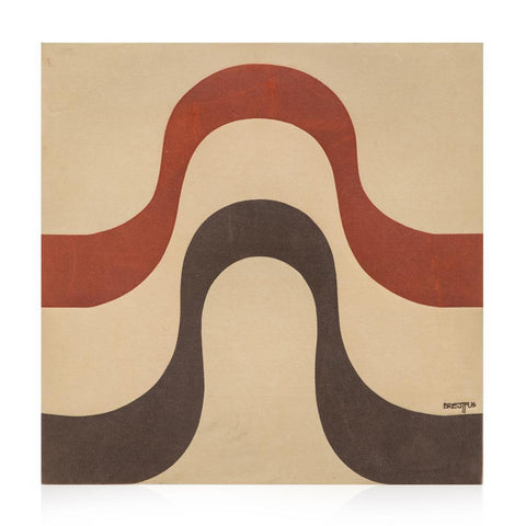 Vintage Graphic Red and Black Ribbons