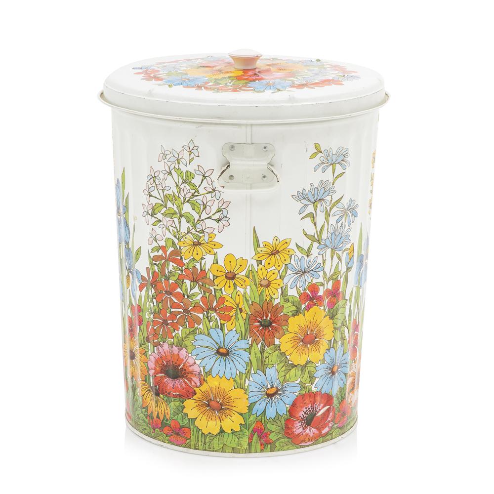  YAYA2021-SHOP Garbage Can Sophistated and Elegant French  Household Trash can Hand-Painted Color Lacquered Gold Leaf Villa Trash can  Luxurious Pedal Trash can Trash can (Color : C) : Home & Kitchen