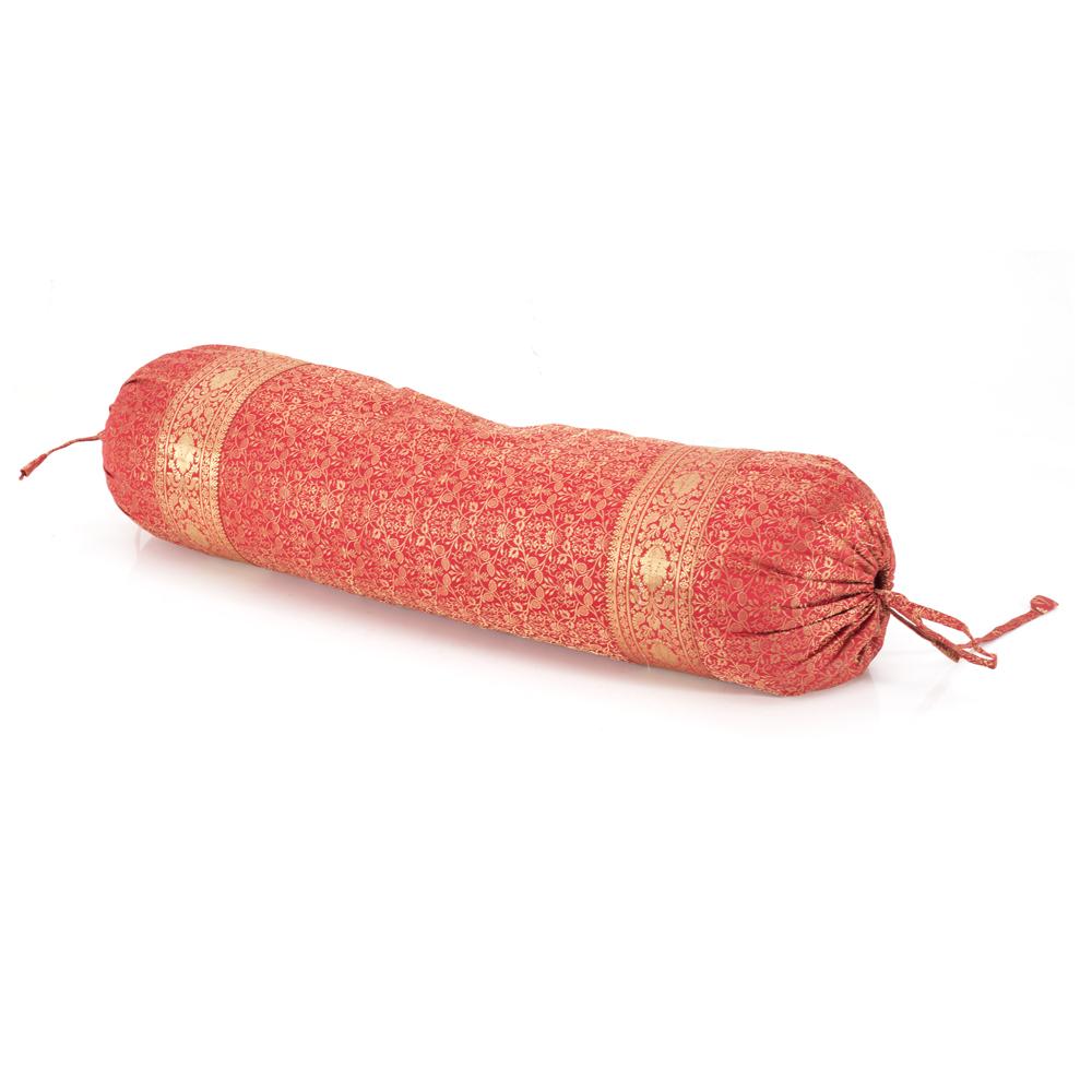 Red Middle Eastern Bolster Pillow