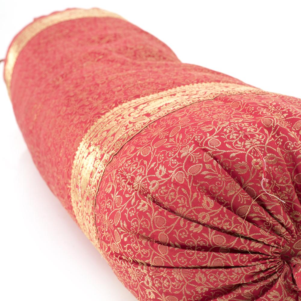 Red Middle Eastern Bolster Pillow