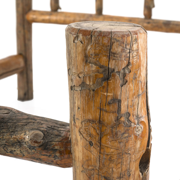 Wood Log Rustic Bed Frame - Gil & Roy Props