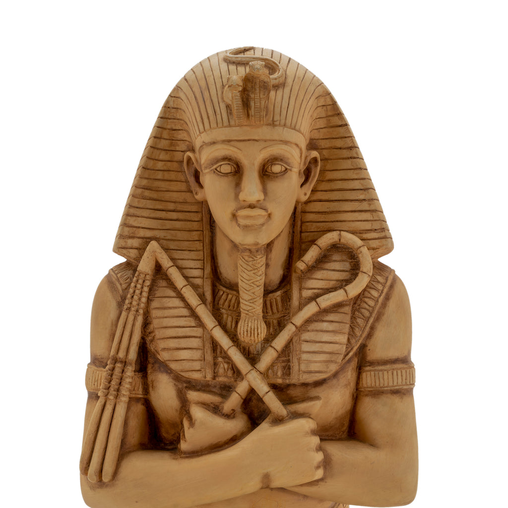 Tan Egyptian Pharaoh Statue
