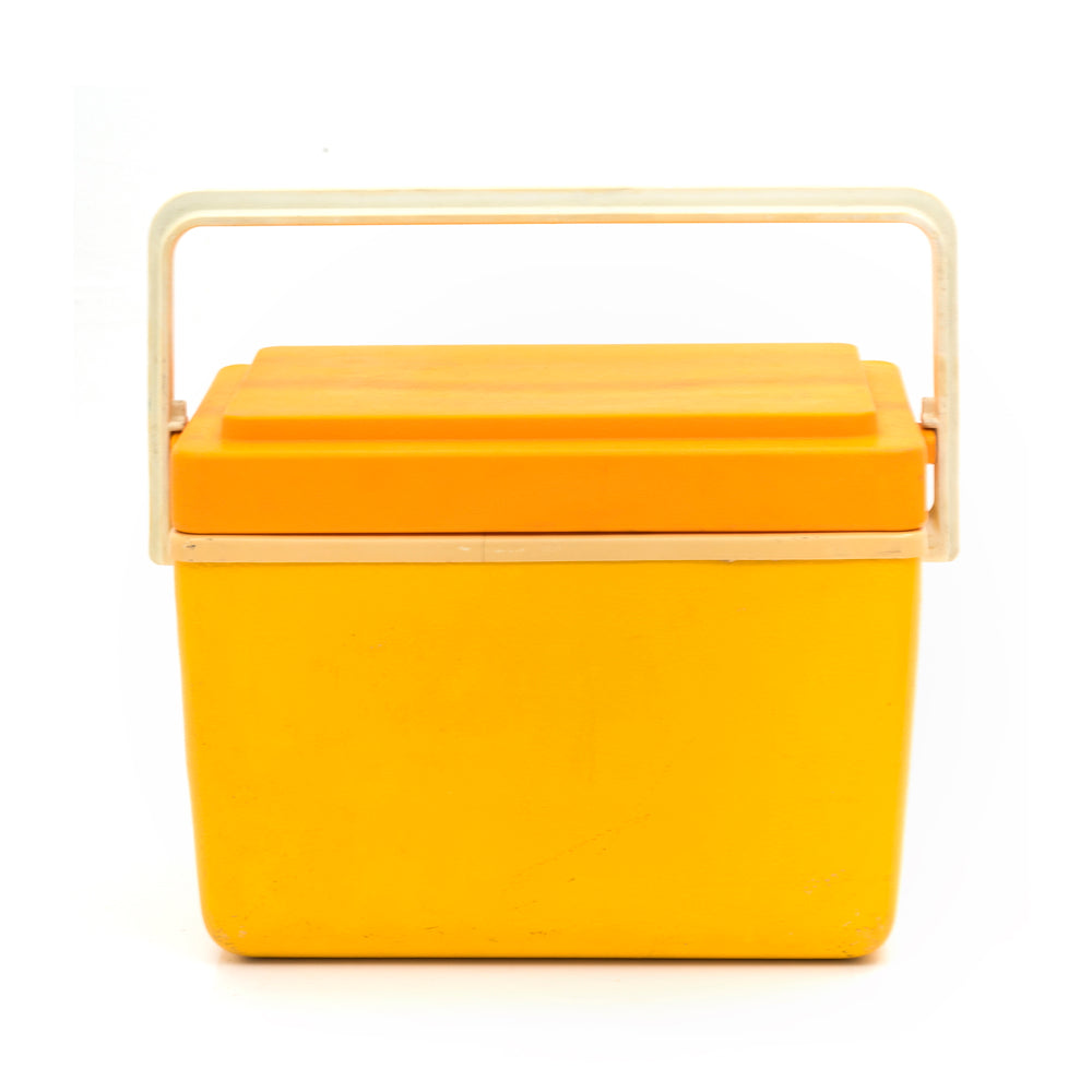 Yellow Plastic Picnic Cooler