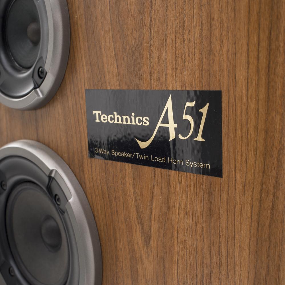 Large Wood Technics A51 Speakers - set of 2