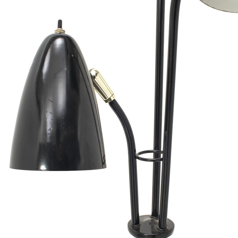Black Triple Bulb Floor Lamp