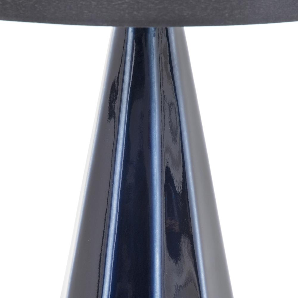 Blue Ceramic Cone Table Lamp