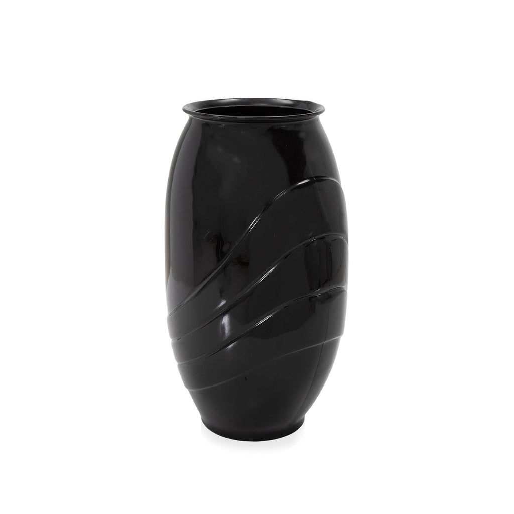 Black Deco Vase