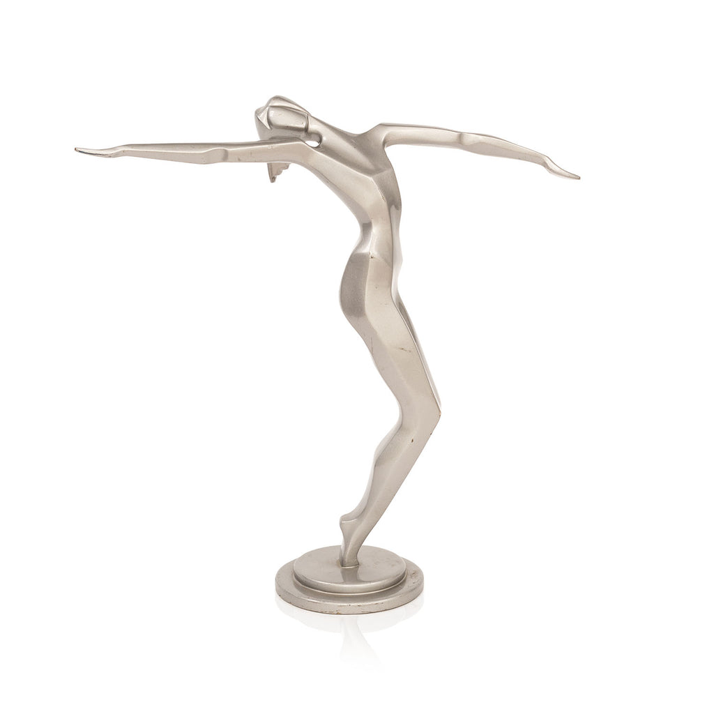 Silver Dancing Women Table Sculptures