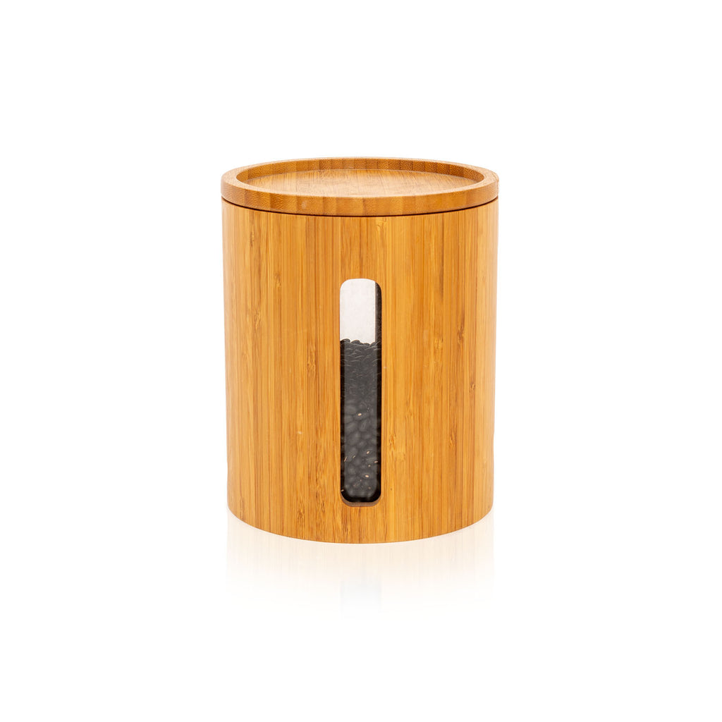 Wood Bamboo Spice Container - Small