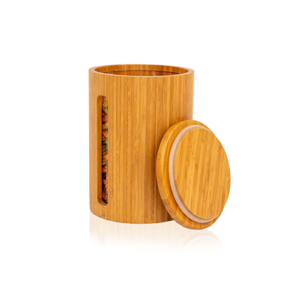 Wood Bamboo Spice Container - Medium