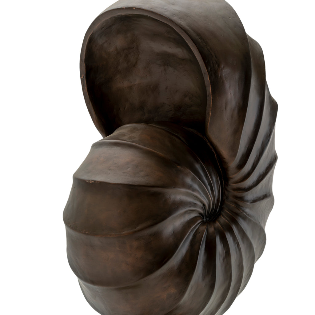 Huge Bronze Shell Sculpture