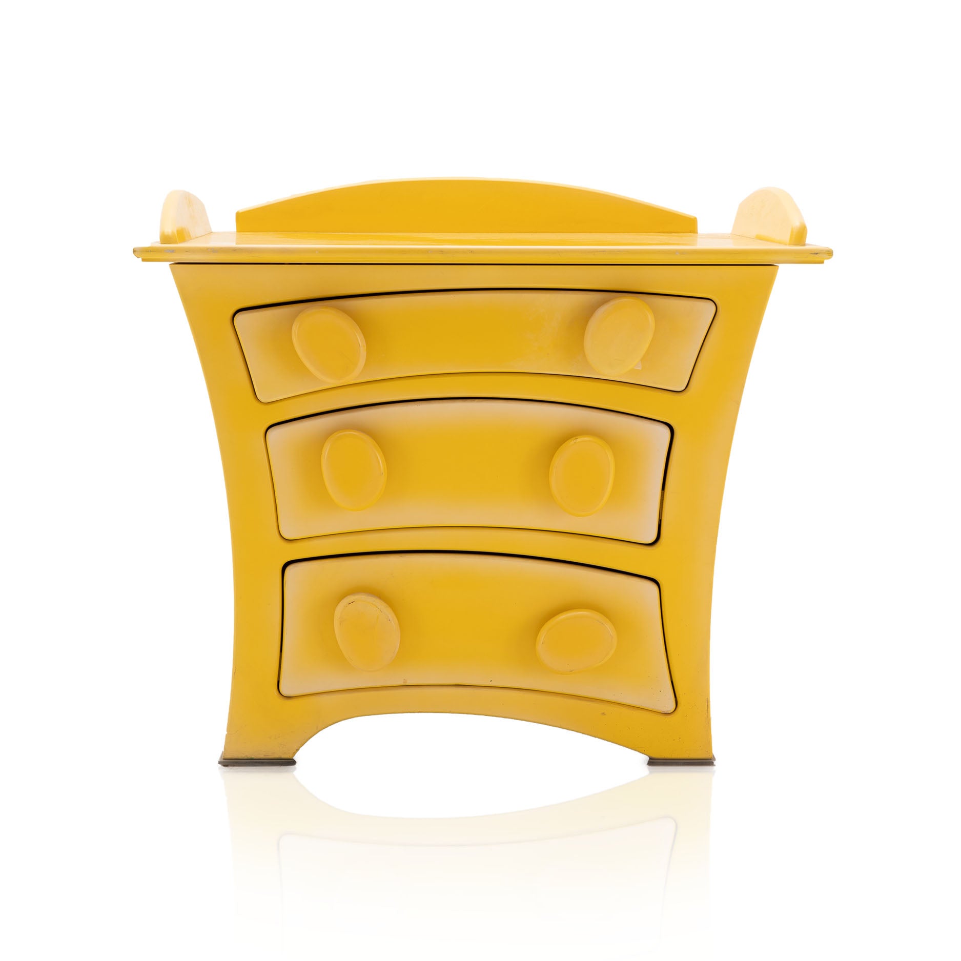 Yellow Cartoon Short Dresser - Gil & Roy Props Yellow Cartoon Short Dresser - Gil & Roy Props