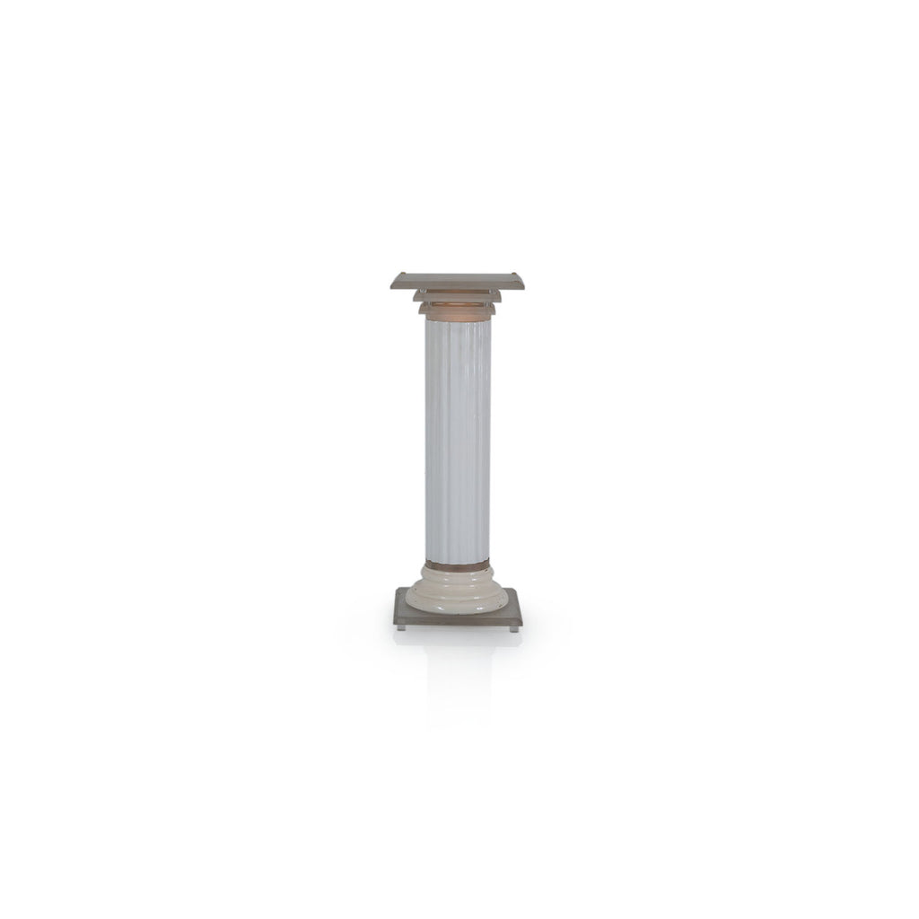 White Light-Up Greek Column